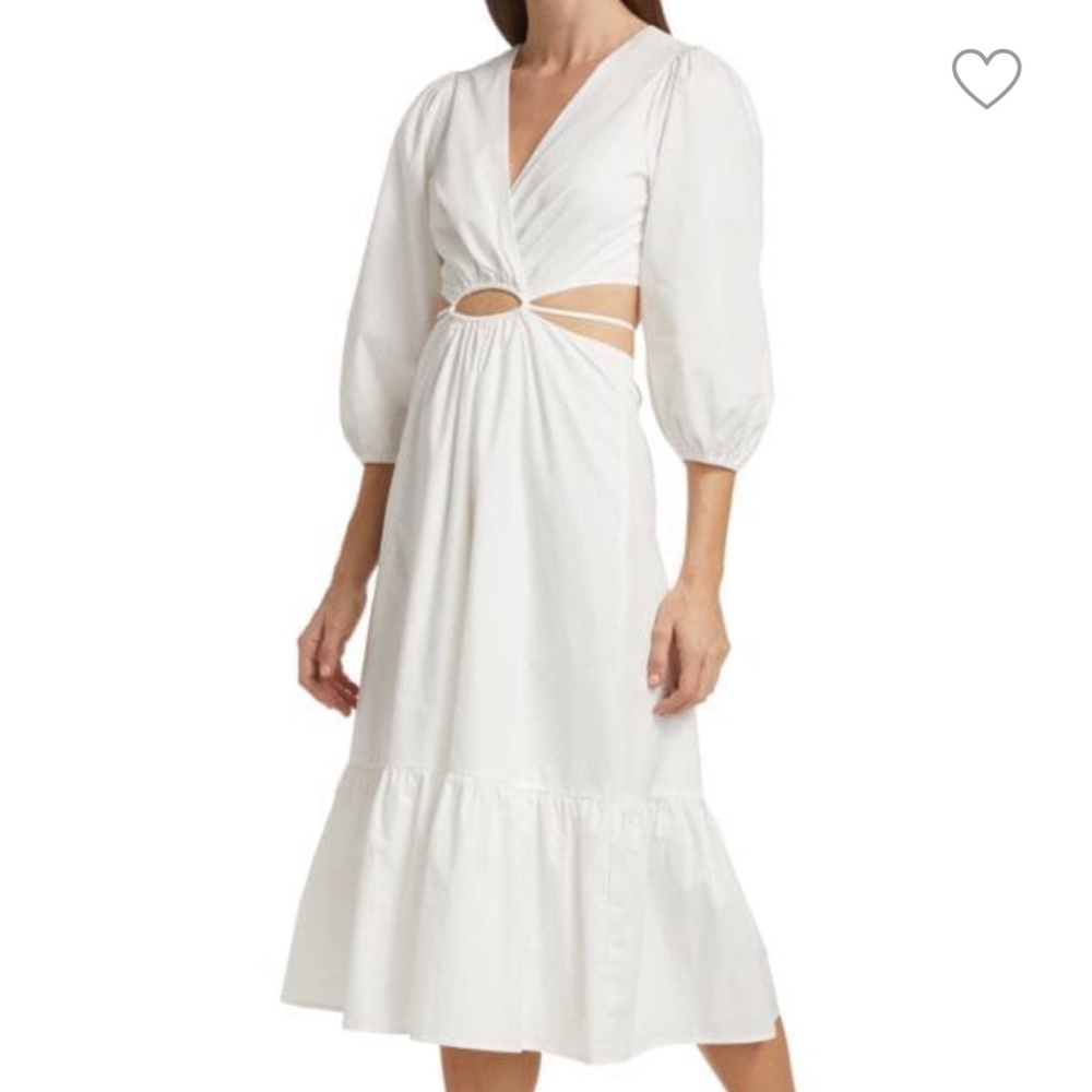NWT ASTR the label Rosewood Cut Out Cotton Dress